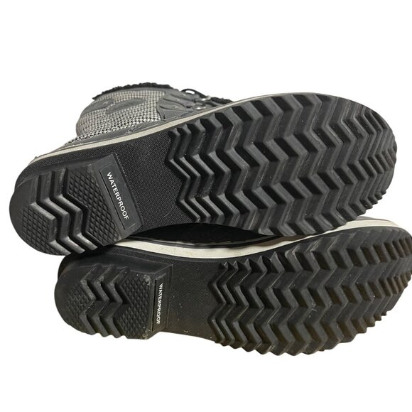 Sorel Womens  Tofino II WinterWaterproof Snow Boots Gray Houndstooth Size 8.5 - Picture 4 of 12